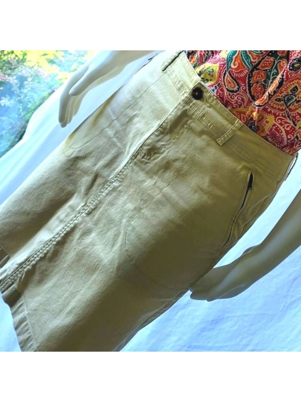 Eddie Bauer Stretch Midi Skirt Size 6